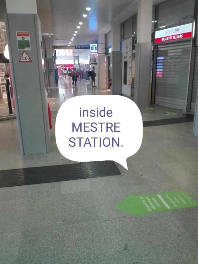 Central Station Rooms Mestre Exteriör bild
